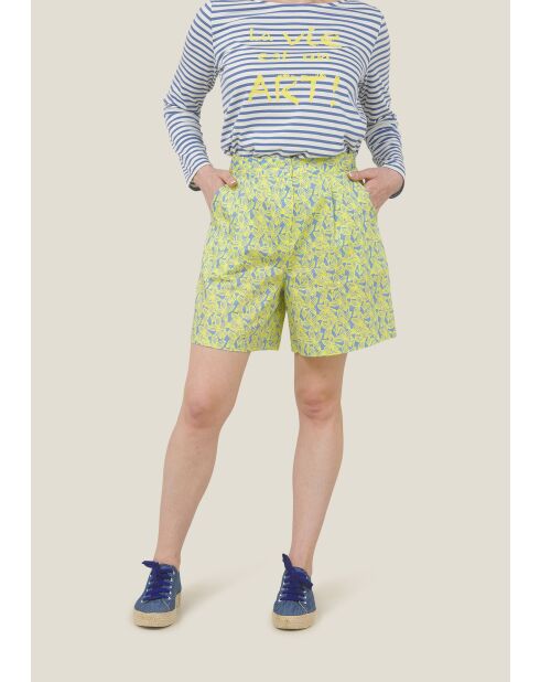 Chanet Bananier gelbe Baumwollshorts