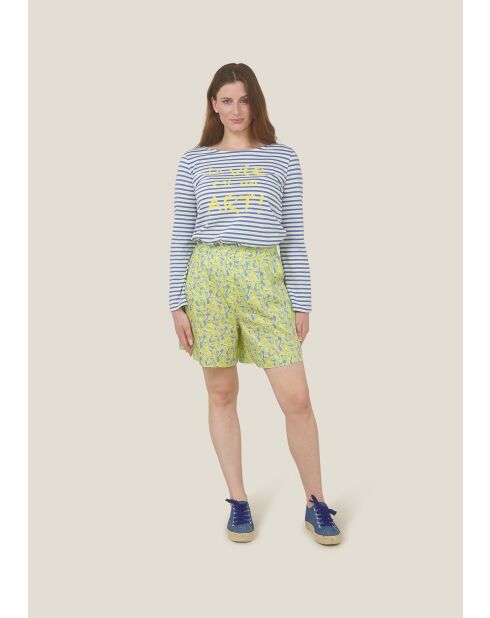 Chanet Bananier gelbe Baumwollshorts
