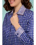 Chemise en coton Centi Rond bleue