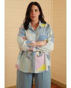 Chemise en coton Cloke Papier rose