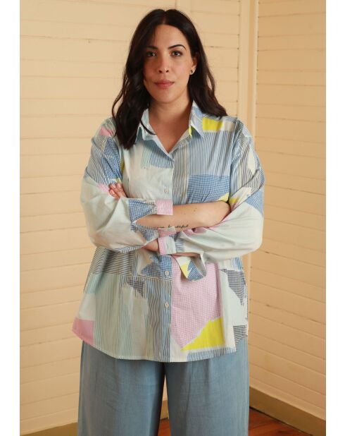 Chemise en coton Cloke Papier rose