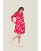 Robe en coton Rolo Ombres rouge
