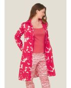 Robe en coton Rolo Ombres rouge