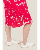Robe en coton Rolo Ombres rouge
