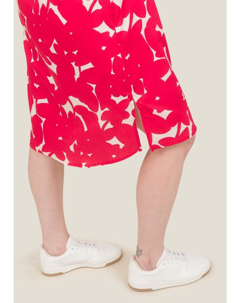 Robe en coton Rolo Ombres rouge