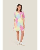 Rasah Harlequin roze jurk