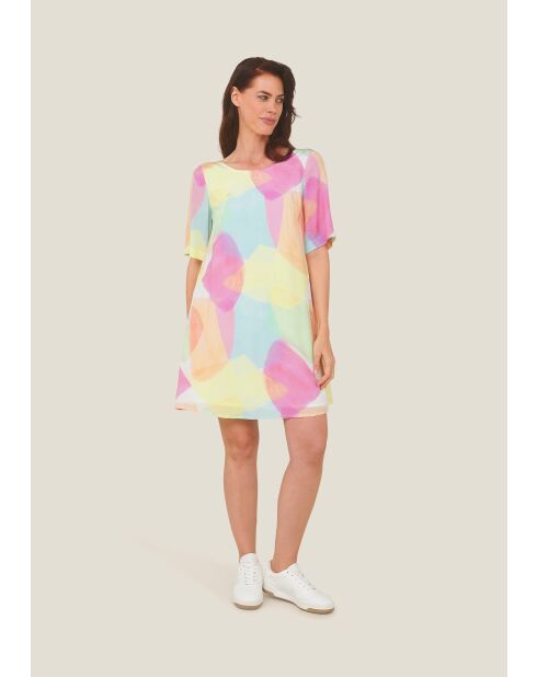 Rasah Harlequin roze jurk