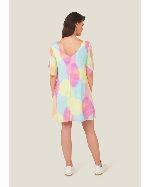 Rasah Harlequin roze jurk