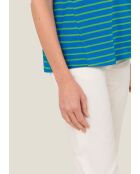 T-shirt en coton Tony Rayures vert