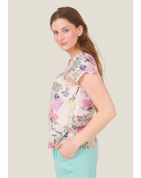 T-shirt Tokio Home rose