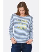Marin Lavie gelbes Langarmshirt aus Baumwolle