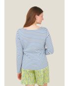 Marin Lavie gelbes Langarmshirt aus Baumwolle