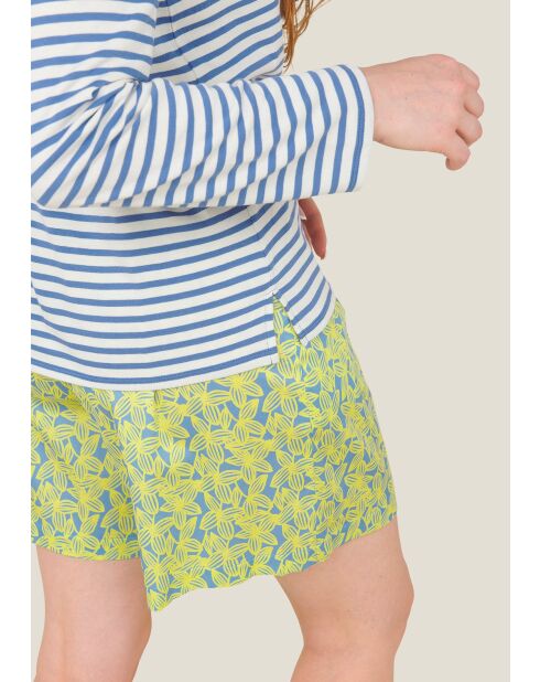 Marin Lavie gelbes Langarmshirt aus Baumwolle