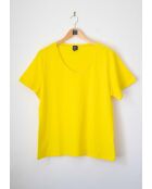Gelbes Baumwoll-T-Shirt Teron Uni