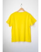 Gelbes Baumwoll-T-Shirt Teron Uni