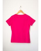 T-shirt en coton Teron Uni fuchsia
