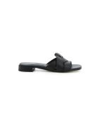 Mules Luana 6 de piel negra