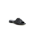 Mules Luana 6 de piel negra