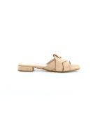 Luana 6 beige leren muiltjes