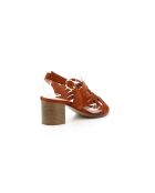 Sandalias Paolina 6 de piel camel