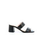 Mules Melba 6 aus schwarzem Leder