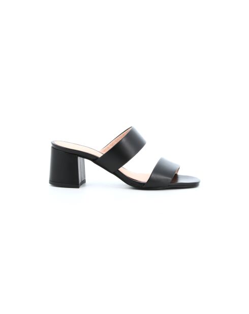 Mules Melba 6 in pelle nera
