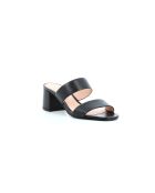 Mules Melba 6 aus schwarzem Leder
