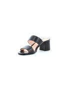 Mules Melba 6 aus schwarzem Leder