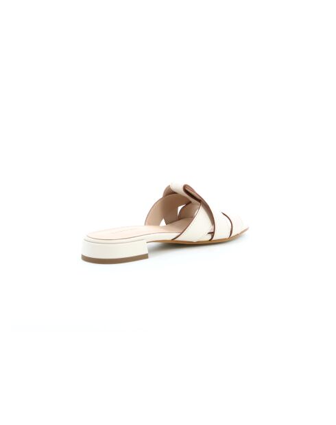 Luana 6 beige leren muiltjes