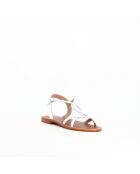 Sandales en cuir Ella 6 blanches