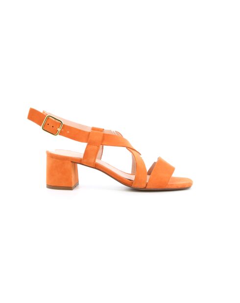 Sandales en cuir Judy 6 orange