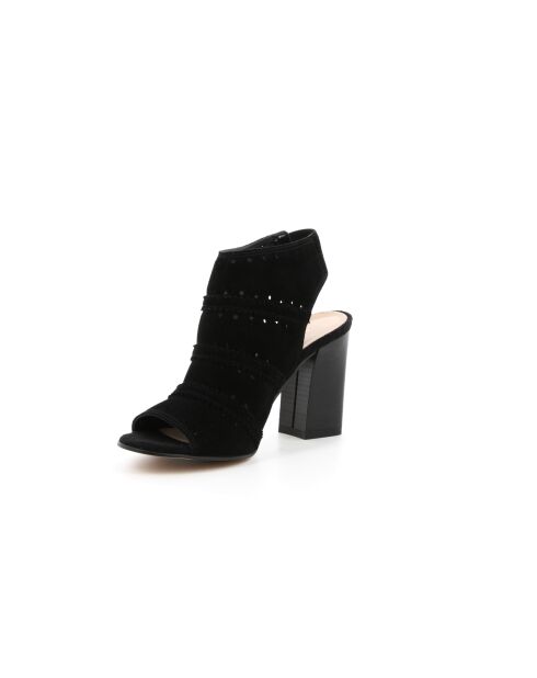 Sandales en cuir Carla 6 noires