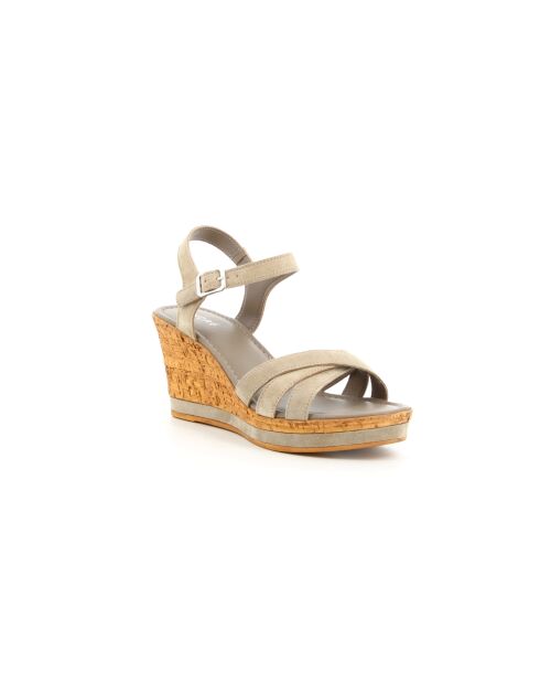 Sandales en cuir Ofelia 6 taupe