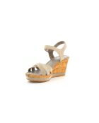 Sandalias Ofelia 6 de piel color topo