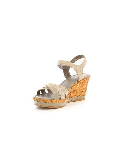 Sandales en cuir Ofelia 6 taupe