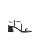 Sandalias de piel negras Kat 6