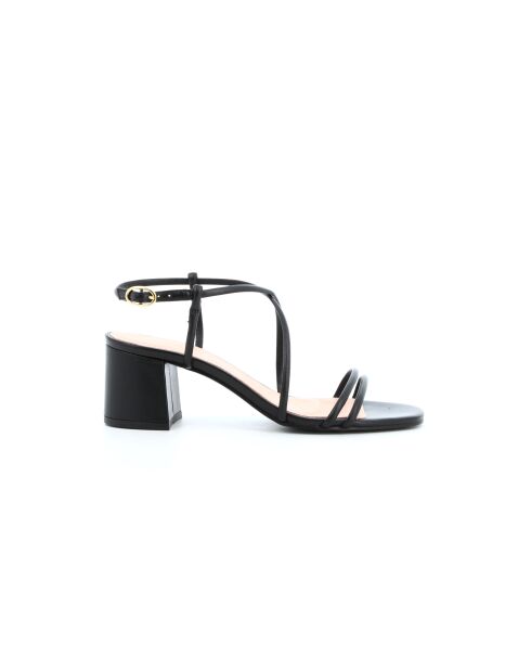 Sandales en cuir Kat 6 noires
