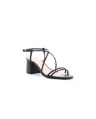 Sandalias de piel negras Kat 6