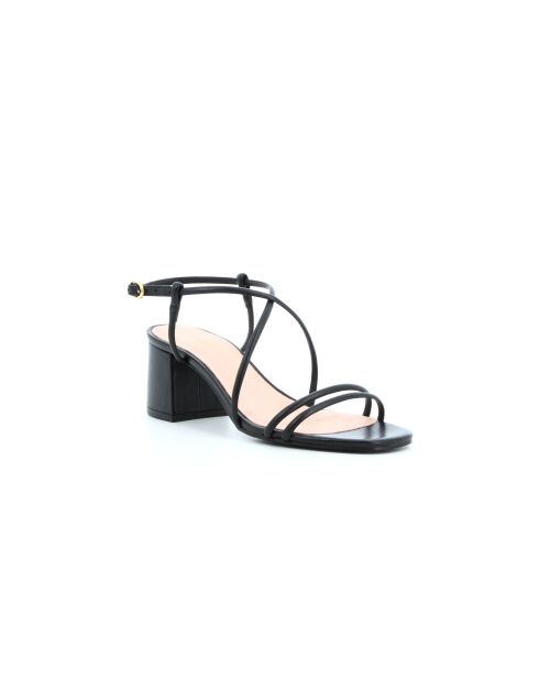 Sandales en cuir Kat 6 noires