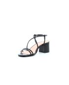 Sandalias de piel negras Kat 6