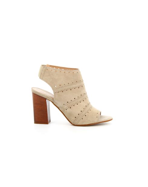 Sandales en cuir Carla 6 taupe