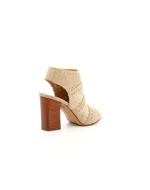 Sandales en cuir Carla 6 taupe