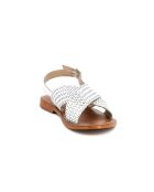 Sandalias Seringata de piel plateadas