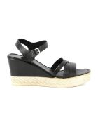 Sandales en cuir Robyn noires
