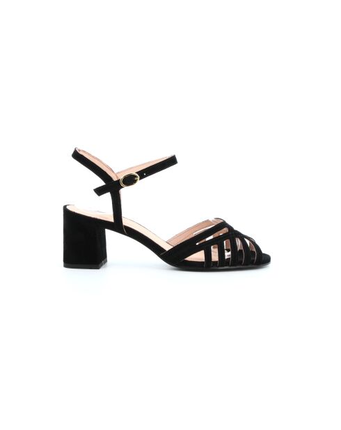Sandales en cuir Carlton 6 noires