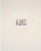 T-shirt Print blanc