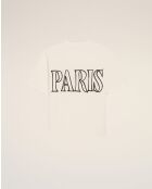 T-shirt Print blanc