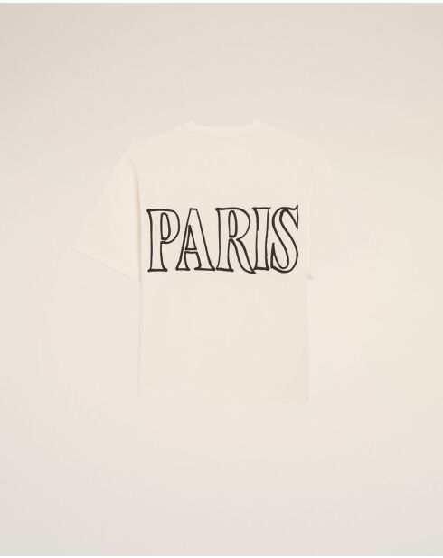 T-shirt Print blanc