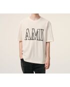 T-shirt Print blanc