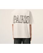 T-shirt Print blanc